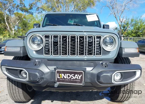 2024 Jeep Wrangler 4-Door Sahara 4X4 from USA, damaged, VIN 1C4PJXEG3RW354695